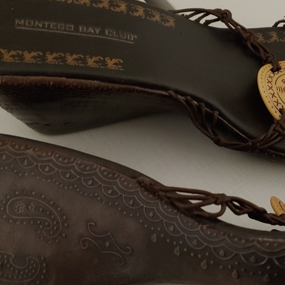 Leather wedges - Picture 3 of 6